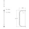 Stainless Steel Bowl Urinal Divider Stainless Steel Bowl Urinal Divider