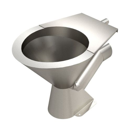 Stainless Steel Pedestal Toilet image