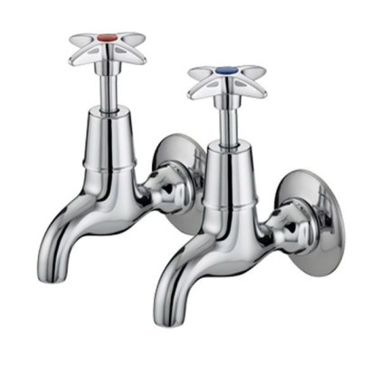 Cross Head Wall Mounted Bib Taps