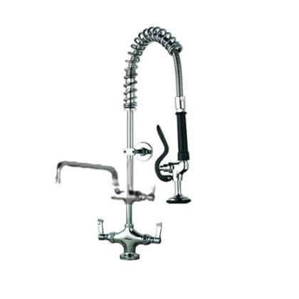 Short Pre Rinse Spray Unit With Pot Filler - Single Tap Hole Short Pre Rinse Spray Unit With Pot Filler - Single Tap Hole