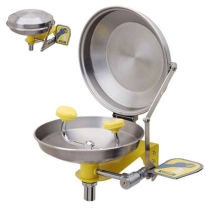 Wall Mounted Emergency Eyewash Unit With Cover