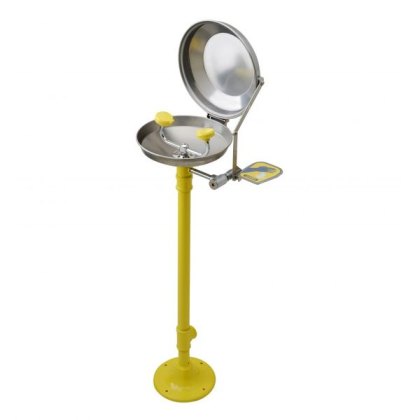 Freestanding Eye Wash Unit With Lid
