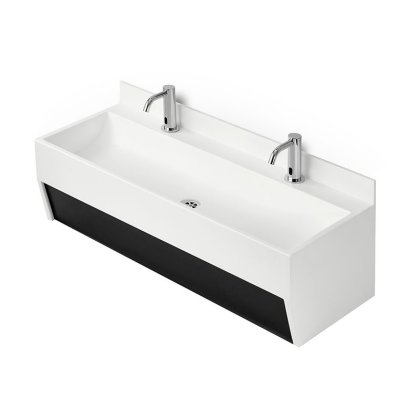 Wall Mounted Soild Surface Wash Trough Wall Mounted Soild Surface Wash Trough