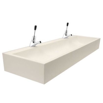 Sit-On Nursery Solid Surface Wash Trough