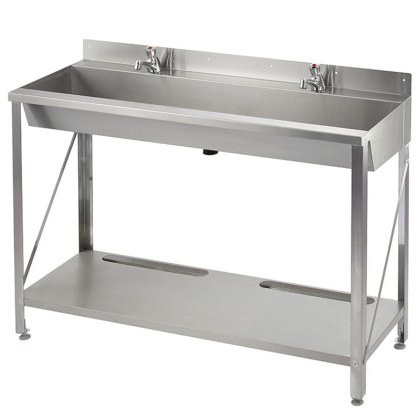 Stainless Steel Wash Trough With Frame Stainless Steel Wash Trough With Frame