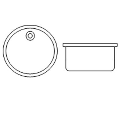 Inset Round Wash Bowls With Overflow Inset Round Wash Bowls With Overflow