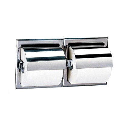 Bobrick Recessed Double Toilet Roll Dispenser