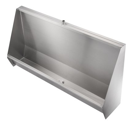 Classic Stainless Steel Wall Hung Urinals 900mm To 2400mm Long