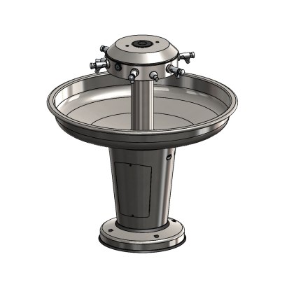 6 Station Wash Fountain With Taps