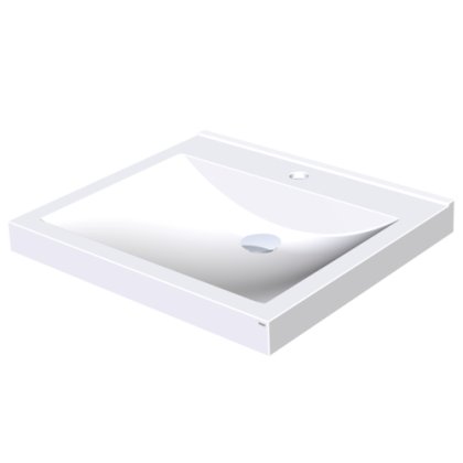 KWC DVS Miranit Single Quadro Wash Basin