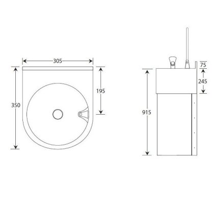 Combined Drinking Fountain & Bottle Filler- Adult Height Combined Drinking Fountain & Bottle Filler- Adult Height