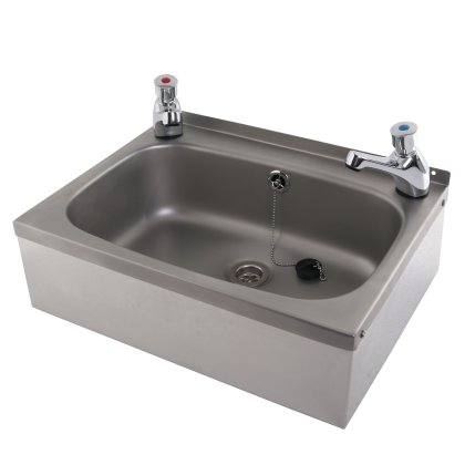Stainless Steel Wash Basin With Apron Support