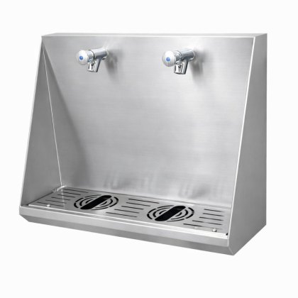 Clearance Double Water Bottle Filling Trough - One Only