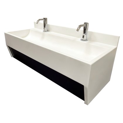 Clearance 1000mm Solid Surface Wash Trough