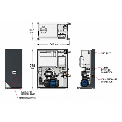 CAT5 Break Tank & Booster Set for Safety Showers CAT5 Break Tank & Booster Set for Safety Showers