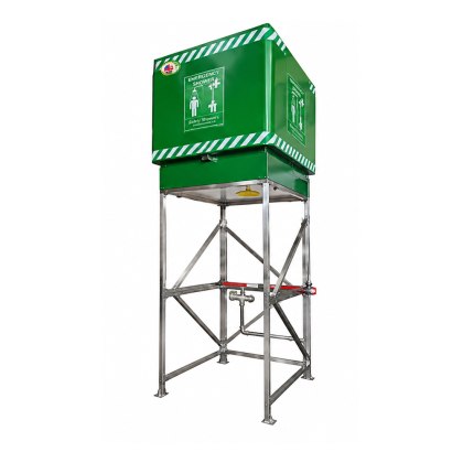 1500L Heated Tank Fed Emergency Safety Shower 1500L Heated Tank Fed Emergency Safety Shower