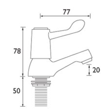 Lever Operated Basin Taps