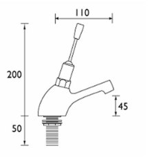 Toggle Lever Basin Tap