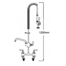 Catering Pre Rinse Spray Unit With Pot Filler Catering Pre Rinse Spray Unit With Pot Filler