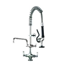 Short Pre Rinse Spray Unit With Pot Filler - Single Tap Hole Short Pre Rinse Spray Unit With Pot Filler - Single Tap Hole