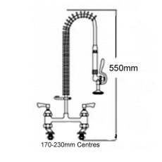 Super Short Pot Wash Tap Super Short Pot Wash Tap