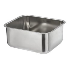 Stainless Steel Large Inset Dental Sink