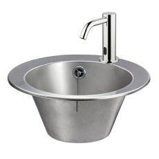 Stainless Steel Inset Wash Basin With Sensor Tap
