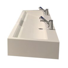 Angled Base Corian Wash Trough