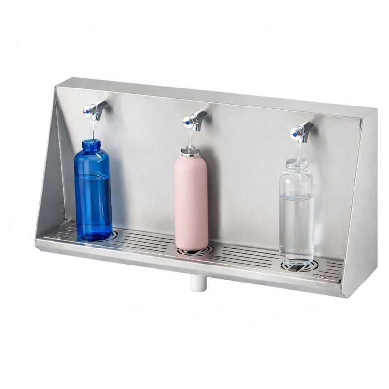 Multi-user bottle filling station