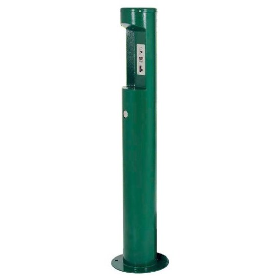 Outdoor bottle filling station