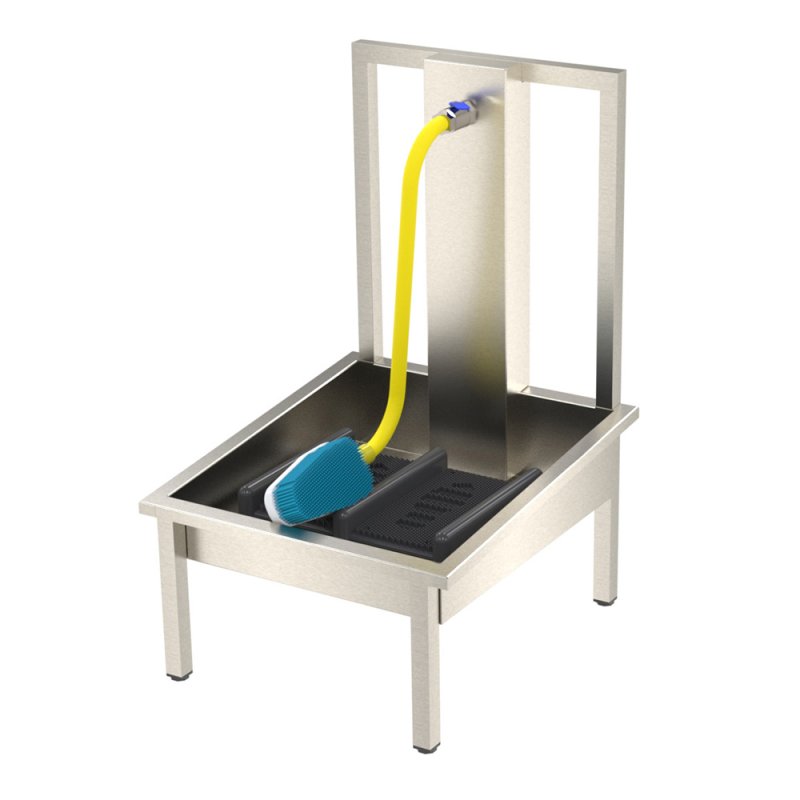 boot wash sink