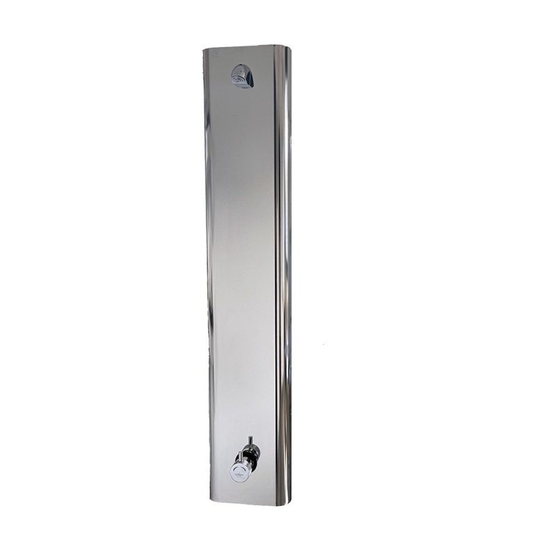 Stainless Steel Shower Panel - Adjustable Temperature Time Flow Stainless Steel Shower Panel - Adjustable Temperature Time Flow