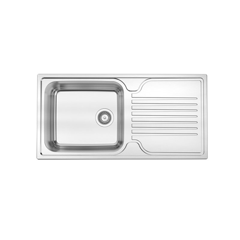 Kitchen inset sink and drainer