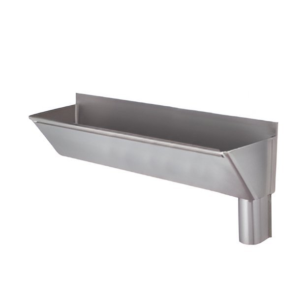 2400mm Right Hand Surgeons Scrub Up Trough HTM64 2400mm Right Hand Surgeons Scrub Up Trough HTM64