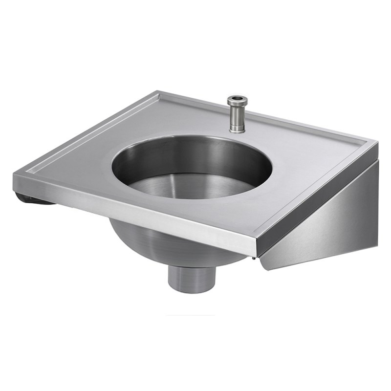 top entry stainless steel model DU sluice sink