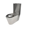 Close Coupled Stainless Steel Toilet Suite