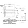 recessed soap dish dimensions