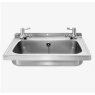 Stainless Steel Wash Hand Basin With Lever Taps Stainless Steel Wash Hand Basin With Lever Taps