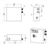 eye wash heater dimensions