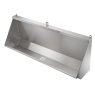 wide channel stainless steel urinal