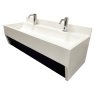 Clearance 1000mm solid surface wash trough
