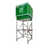 1500L tank safety shower