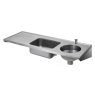 top entry right hand combined sluice sink