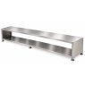 stainless steel open step over bench
