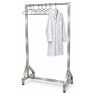 stainless steel cleanroom coat rack