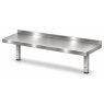 single stainless steel shelf