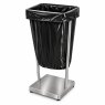 stainless steel bin bag holder