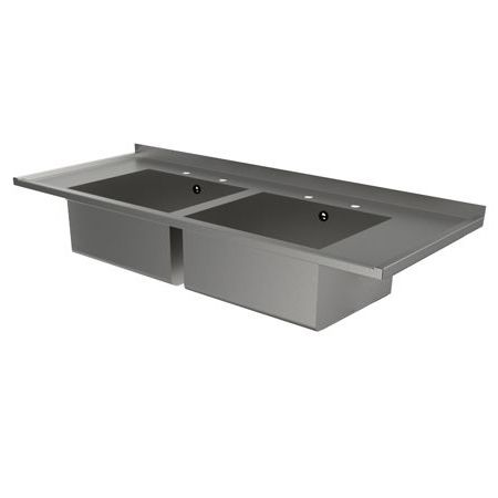 Double Bowl Catering Sink Top image