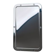 vandal resistant stainless steel mirror