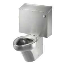 close coupled steel toilet